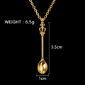 Cheeky bump necklace